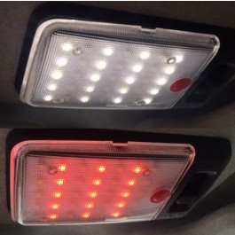 Nakatanenga LED cabin light Hunter, for Land Rover Defender, warm white/red