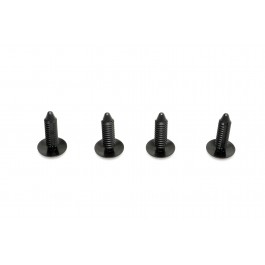 Plastic clips for bumper end cap