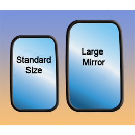 Large mirror head for Land Rover Defender / Serie III 245 x 145 mm