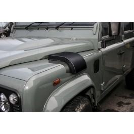 RHD - left side Nakatanenga Military Snow Cover, stainless steel silver or black for Land Rover Defender