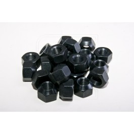 Wheel nut set of 23, black, for Land Rover steel rims