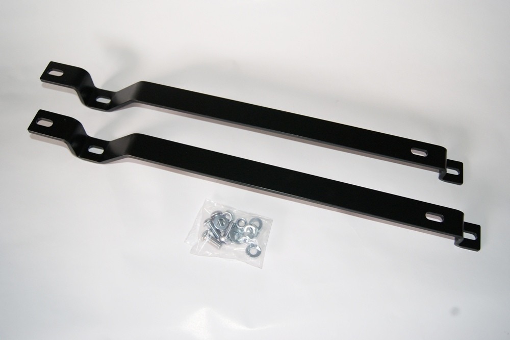Seat rail extension stainless steel black for Defender standard seat