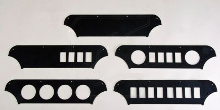 Dashboard front plate for Defender Td4 instruments and switch console 
