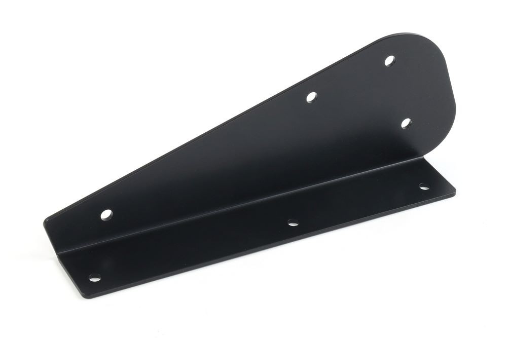 thumbnail image 2 of Black Stainless Steel Mud Flap Brackets For Land Rover Defender 110 (Rear) – Pair By Bison Autodesign 2 of 5