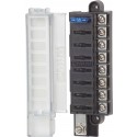 BlueSea fuse box with cover for 8 blade-type fuses 