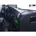 Carbon dashboard cluster cover " Upper Part " in matt finish for Land Rover Defender TD4