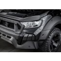 Carlex Design Bonnet lip - Ford Ranger, Line-X coating