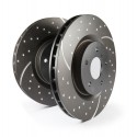 EBC Turbo Groove Disc - high performance brake disc for Land Rover Defender 110/130 rear axle