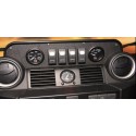 Instrument / switch console for Defender Td4 between dashboard vents