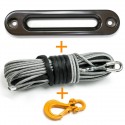Nakatanenga Dyneema winch rope, 30 m, with winch window and winch hook
