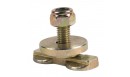 Fitting with setscrew / threaded pin M8 for Airline rails 