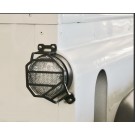Stop light protection, rear, for SVX special edition Defender, black powder coated.