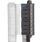 BlueSea fuse box with cover for 8 blade-type fuses 