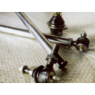 Reinforced tie rod and steering bar