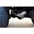 Protection sliders for rear trailing arm mounts for Land Rover Defender 90