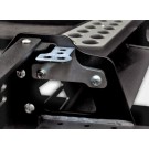 External bracket for additional light for modular bumper