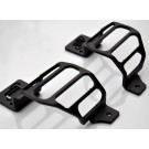 Stop light protection, rear, for Defender, black powder coated.
