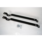 Seat rail extension stainless steel black for Defender standard seat
