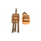 Nakatanenga MOLLE First aid bag with base plate, orange-coyote
