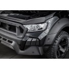 Carlex Design Bonnet lip - Ford Ranger, Line-X coating