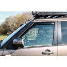 ClimAir Wind deflectors front in smoke-grey or black for Land Rover Discovery 3 and 4