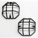 Stop- indicator- position light protection Type Q for Land Rover Defender, black powder coated.