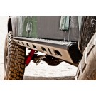 Rock Sliders Stainless Steel, black powder coated for Defender 90/110/130