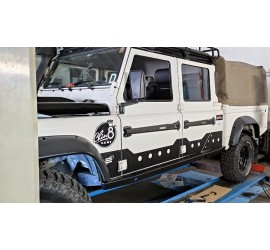 Set of door protection plates for Land Rover Defender 130