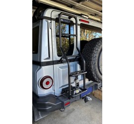 LeTech Multifunction Rear Ladder with canister holder and ski mount for Ineos Grenadier