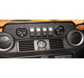 Instrument / switch console for Defender Td4 between dashboard vents