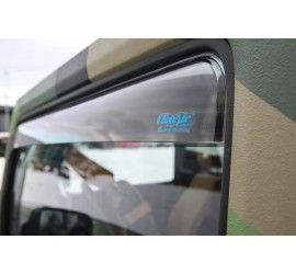 ClimAir Wind deflectors front in smoke-grey, for Suzuki Jimny 2 from MY2018