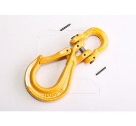 Industrial winch hook in yellow, size XL or XXL