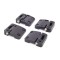 High strength door hinge black