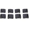 High strength door hinge black