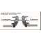 Tree sliders for Defender 90 " Large Version " 120mm wide