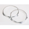 Stainless steel mounting ring for 7" main headlights