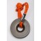 Nakatanenga heavy duty NMP snatch block for synthetic ropes, with or without soft shackle