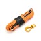 Nakatanenga Dyneema winch rope, 30 m orange with winch hook