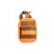 Nakatanenga MOLLE First aid bag with base plate, orange-coyote