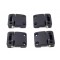 High strength door hinge black