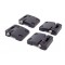High strength door hinge black