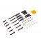 High strength rear door hinge black