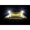 Windscreen frame brackets with LED lights
