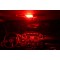 Nakatanenga LED cabin light Hunter, for Land Rover Defender, at night in red