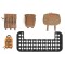 Tailgate Organizer for Land Rover New Defender Set 1 coyote with first aid