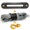 Nakatanenga winch rope dyneema grey with winch window and hook