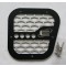 Side grille Defender silver/black