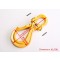 Industrial winch hook in yellow, 