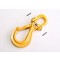 Industrial winch hook in yellow, 