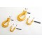 Industrial winch hook in yellow, size XL and XXL